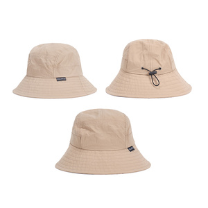 Sombreros de bebé de playa al aire libre personalizados de ala ancha de moda caliente sombrero de cubo de hilo de poliéster ajustable - Product Image 5