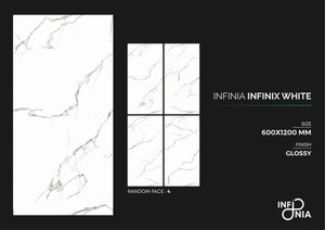 กระเบื้องพอร์ซเลนเคลือบเงาขนาดมาตรฐาน600x1200สำหรับตลาดเยเมนอินเดีย - Product Image 4