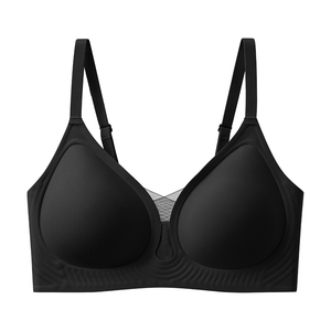 Soutiens-gorge sexy à croisillons pour femmes, sans armatures, bonnet complet, soutien-gorge sans couture, soutien-gorge de tous les jours - Product Image 5