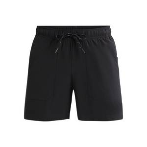 Short d'été en coton et lin respirant pour hommes Pantalon de plage Hawaii de couleur unie Tissage tricoté Hip Hop Polyvalent Streetwear ample - Product Image 3