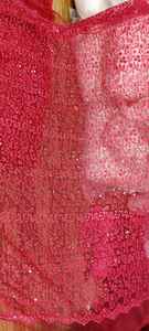 Tissu de broderie de séquence d'eau de bonne qualité pour la fabrication de tissu papillon de filet de robe longue de style khristien - Product Image 2