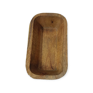 Tazón de vela pequeño ecológico natural 100% tallado a mano artesanal con impresión Toile suministro a granel de contenedor exclusivo de madera de mango - Product Image 2