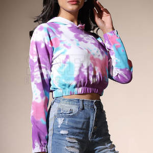 Nouveauté : Sweat à capuche court décontracté pour femme de haute qualité, vêtements d'extérieur d'hiver, techniques d'impression, col à capuche - Product Image 6