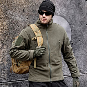 Jacket for <b>Men</b> 2024 New Fleece Camo Coat Outdoor Warm Windbreaker Inner Layer High Quality - Product Image 2
