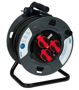 20m. Avvolgicavo professionale estensibile con 3 prese e copertura 3x1,5mm IP55 (Simon EX922501) - Product Image 5