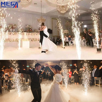 Machine à étincelles froides électriques en fer de 600W, mini, à contrôle DMX512, pour événements scéniques et mariages
