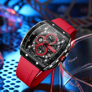Montre sport chronographe quartz de luxe, étanche, avec bracelet en acier inoxydable, boîtier en acier SEIKO, chronomètre ODM - Product Image 2
