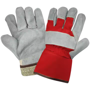 Guantes DE SEGURIDAD Canadian Rigger resistentes de alta calidad, de alta calidad, resistentes a cortes para forro de Dyneema, guantes divididos de piel de vaca - Product Image 6