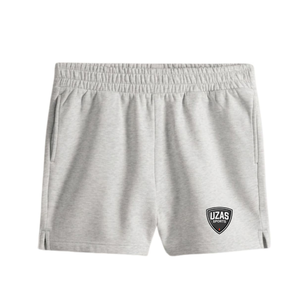 Shorts de sport décontractés pour femmes, couleur unie, respirants, lavés, écologiques, imperméables, taille haute élastique, style hip-hop, avec lacets - Product Image 1
