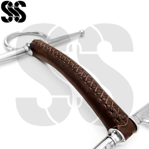 Mors de dressage articulés en acier inoxydable robustes et personnalisables pour chevaux, avec couleurs sur mesure, pour l'usage quotidien. - Product Image 6