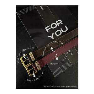 Double-Piece Engraved Bridge Gold Buckle Women's <b>Belt</b>, Trouser <b>Belt</b>, Jacket <b>Belt</b>, Dress <b>Belt</b>, Shirt <b>Belt</b> - Coffee-<b>Burgundy</b> - Product Image 1