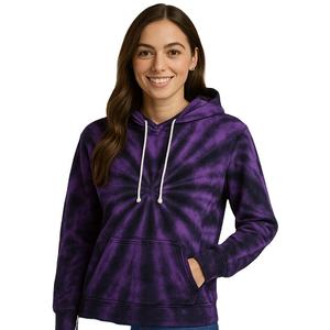 Nueva tendencia Tie Dye Hoodies Pullover Streetwear Invierno Multicolor Tie Dye Moda Manga larga Sudadera con capucha para hombres - Product Image 1