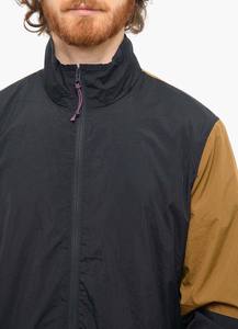 Chaqueta Cortavientos Informal Resistente al Agua de Secado Rápido y Transpirable, Talla Grande, Estilo Color Block con Cierre, para Otoño - Product Image 3