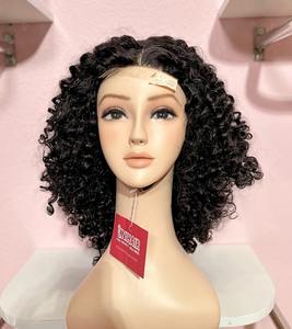 Extensiones de Cabello Humano Remy con Cierre de Onda Profunda 44, Cabello Indio de Trama Simple, Doble Trama a Máquina, Color Natural, Suave y Elástico - Product Image 3