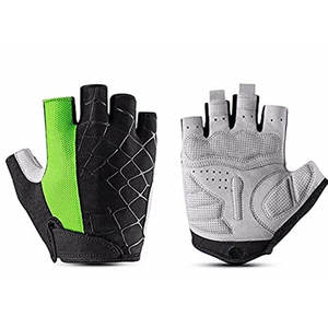 Gants de course personnalisés à demi-doigts pour femmes et hommes Gants de moto respirants pour la protection du vélo Gants de cyclisme rembourrés en gel - Product Image 1