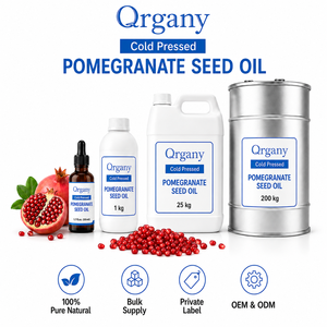 Aceite Portador Puro de Semilla de Granada (Punica Granatum) Prensado en Frío al por Mayor para Cosméticos Antienvejecimiento y Cuidado Facial, Etiqueta Privada OEM - Product Image 1
