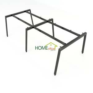 โต๊ะทำงานแบบคลัสเตอร์ 4 ที่นั่ง รุ่น Aton Concept HBAT013 ขนาด 240x120 ซม. ดีไซน์มินิมอลร่วมสมัย สำหรับใช้ในสำนักงาน ต้องประกอบเอง - Product Image 4