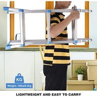 Échelle combinée extensible en aluminium Deliladder 4X4, vue à la télévision