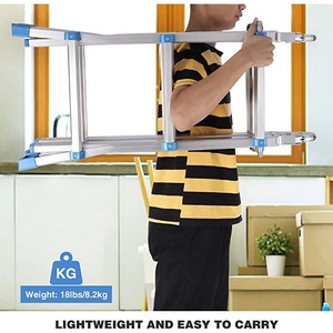 Deliladder 4X4 Aluminum Combination Step Extension <strong>Ladder</strong> As Seen on Tv - Product Image 5