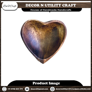 Bol de service vintage en bois de Sheesham, écologique, fait main, durable et personnalisable pour fruits et salades - Décoration polyvalente, cadeau de cuisine - Product Image 5