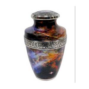 Vente chaude avec une conception de prix raisonnable et une urne artisanale Urne humaine en aluminium Crémation Qualité d'exportation de haute qualité - Product Image 3