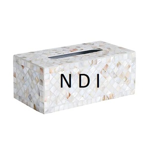 ที่ใส่กระดาษเช็ดปากไม้สไตล์โมเดิร์นประดับมุก ขนาดใหญ่ รับสั่งทำตามขนาด สำหรับใช้ในบ้าน โรงแรม และร้านอาหาร - Product Image 5