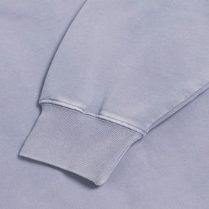 Unisex Light Purple Cotton Blended Fleece Sweatshirt Custom Oversized Pullover Crewneck Plain Streetwear Casual Warm Winter - Product Image 2