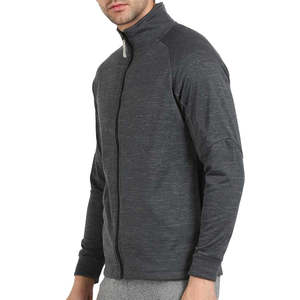 Veste zippée intégrale pour homme, sans capuche, en molleton de coton, sweat-shirt brodé 3D, vêtements de sport, fournisseur, exportateur - Product Image 4