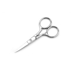 Ciseaux de sécurité en acier inoxydable de haute qualité QNQ pour sourcils et cils Design à ressort avec poignée en plastique - Product Image 4