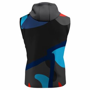 Men Clothing <b>hoodie</b> Bodybuilding Cut Off <b>Sleeveless</b> Gym Hoodies Men with sublimation - Product Image 2