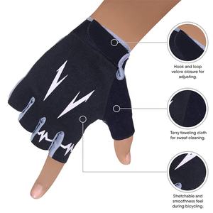 Équipement de cyclisme personnalisé haute performance avec protection antidérapante, tissu ventilé, paume absorbant les chocs et choix de marquage - Product Image 4