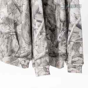 Sweat à capuche oversize en molleton tie-dye à transfert thermique de 350 g/m², personnalisable, style hip-hop streetwear pour hommes - Product Image 6