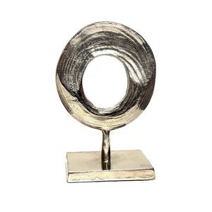 Sculpture de tête de cheval en aluminium finition dorée Art déco Fait à la main Décoration de table de mariage Bureau à domicile - Product Image 5