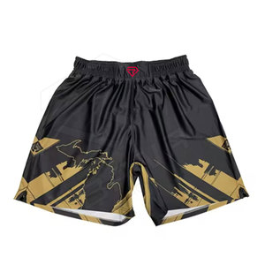 Pantalones cortos MMA ligeros de alta calidad con logotipo personalizado, ropa de artes marciales elástica de primera calidad, tarifas baratas de fábrica para boxeo - Product Image 1
