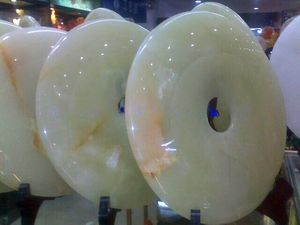 Piedra de Ónix Verde Natural Redonda, Decoración Feng Shui para el Hogar u Oficina, Cristal de Energía Curativa - Product Image 3