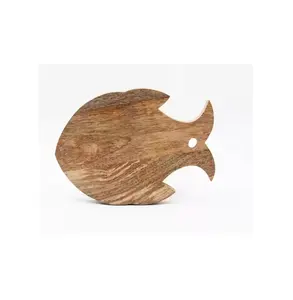 Nouveautés planche à découper en bois avec artisanat en forme de pêche Design supérieur Planche à fromage charcuterie en bois