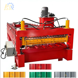 Peru Best-Selling Latest Steel Roof <strong>Tile</strong> Roll Forming <strong>Machine</strong> With Motor &amp; Pump High Productivity - Product Image 2