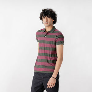 Suministro de fábrica para hombre de secado rápido para Polo 100% algodón transpirable de punto botón alto Color sólido logotipo personalizado estampado liso - Product Image 4