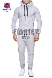 Ensemble sweat à capuche épais et joggers en coton pour hommes Survêtement de sport grande taille Ensembles de t-shirts pour hommes - Product Image 6