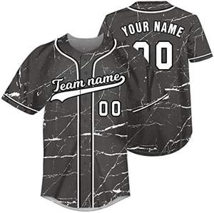 Nueva camiseta de béisbol con patrón de grafiti en Blanco y Negro | Uniforme de deportes de equipo personalizado para hombres, mujeres, jóvenes - Product Image 1