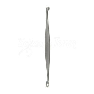 Cureta de hueso Volkman, instrumento ortopédico quirúrgico de acero inoxidable con copa ovalada de doble extremo de 5 pulgadas - Product Image 4