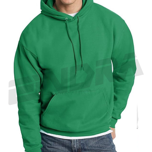Sweat-shirt à capuche pour homme en coton molletonné, pull décontracté avec poche avant, coupe ample, vêtement d'hiver coupe-vent et imperméable - Product Image 5