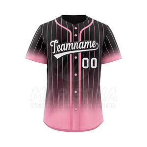 Full Customize Sublimated Printed Front Anti-Bacterial <b>Baseball</b> Jersey High Performance Quick Dry Breathable Low MOQ Free Sample - Product Image 4