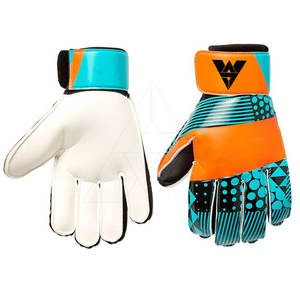 ถุงมือผู้รักษาประตูหนัง PU ระบายอากาศได้ดีดีไซน์ใหม่สำหรับเยาวชนการป้องกันกีฬาฟุตบอล - Product Image 2