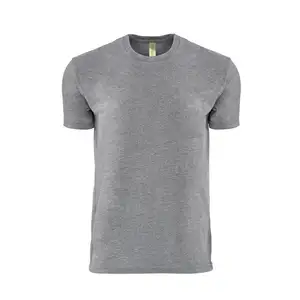 51-79 Organic Cotton T Shirts Heavyweight Custom Embroidery Screen Print Unisex T Shirts Plain Grey T Shirt Supplier