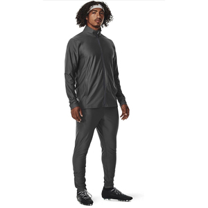 Último diseño de camiseta de fútbol y pantalón de entrenamiento ropa deportiva con cremallera Color gris entrenamiento de fútbol chándal de invierno para hombres - Product Image 6