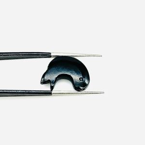 Tự nhiên màu đen <span class=keywords><strong>Onyx</strong></span> Dolphin Shape khắc đá quý hạt <span class=keywords><strong>onyx</strong></span> khắc động vật khắc hạt đối với trang sức làm pha lê DIY Thủ công mỹ nghệ - Product Image 6