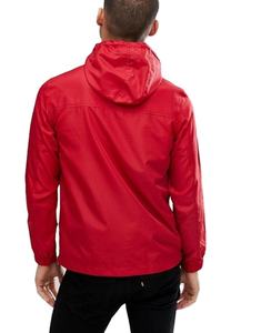 Chaqueta cortavientos de nailon con media cremallera de dibujos animados largos y finos personalizados para hombre, ropa deportiva ligera y elegante para exteriores - Product Image 2