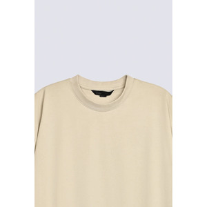 Men's Oversized O-Neck Short Sleeve Plain Cotton T-<b>Shirt</b> Solid Color Casual Fit Jersey Knit Regular Length - Product Image 3
