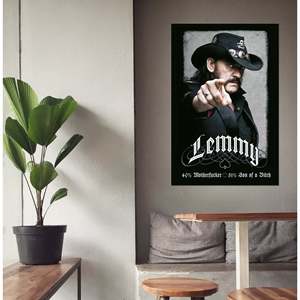 Affiche sur toile de style moderne Motrhead Lemmy Kilmister pour utilisation murale - Product Image 4